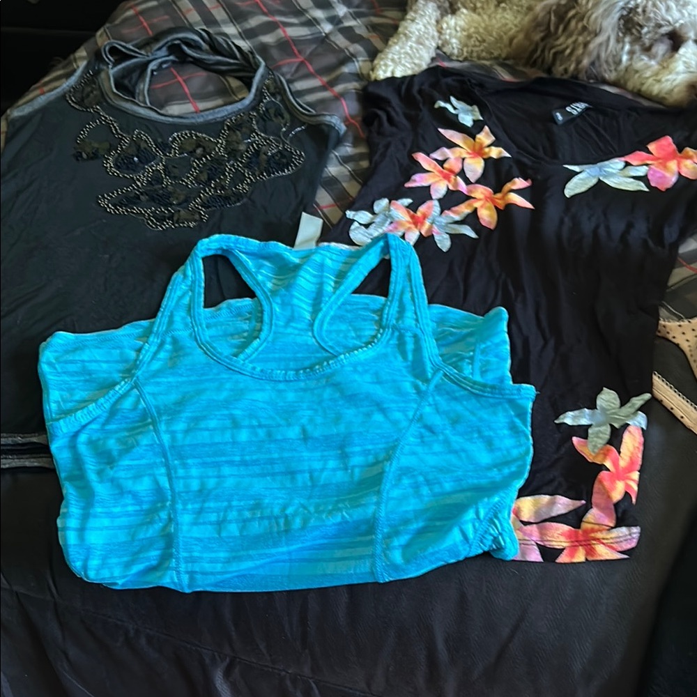 Blue Sleeveless Women's Top